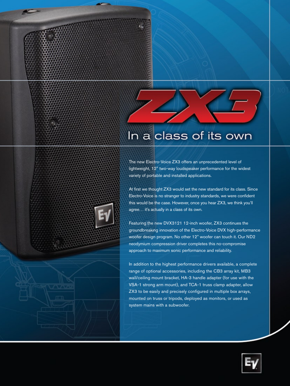 Telex ZX3 User Manual | 2 pages