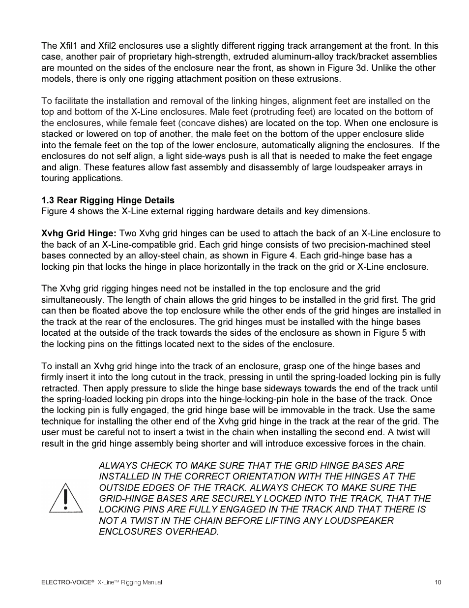 Telex ELECTRO-VOICE X-Line TM User Manual | Page 11 / 44