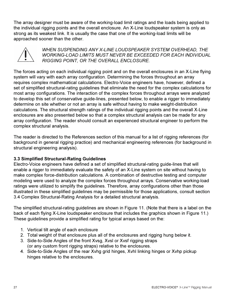 Telex ELECTRO-VOICE X-Line TM User Manual | Page 28 / 44