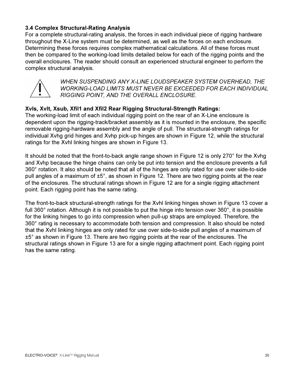 Telex ELECTRO-VOICE X-Line TM User Manual | Page 31 / 44