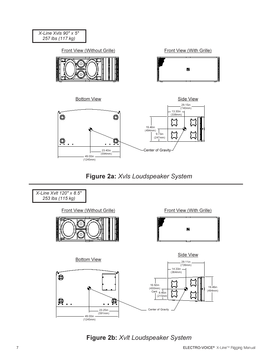 Telex ELECTRO-VOICE X-Line TM User Manual | Page 8 / 44