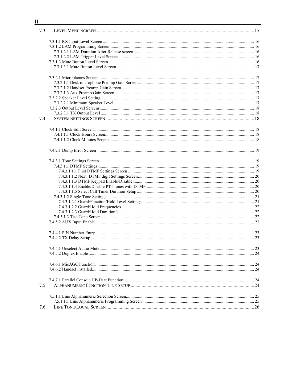 Ii vega’s c-2002 | Telex C-2002 User Manual | Page 4 / 60