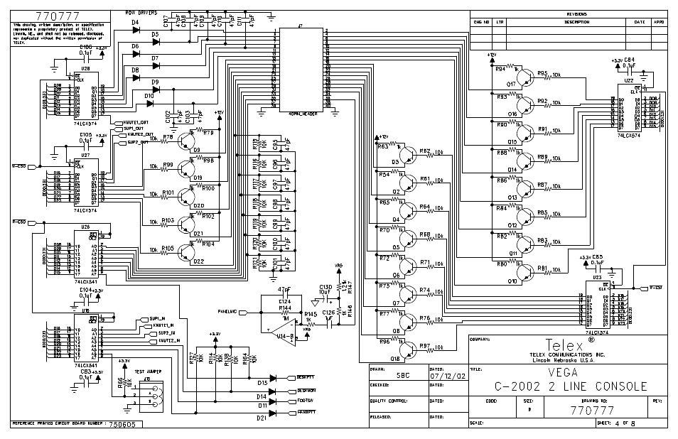 Telex C-2002 User Manual | Page 44 / 60