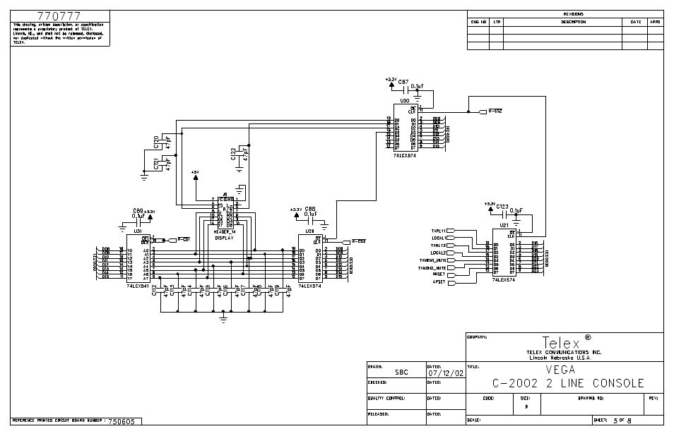 Telex C-2002 User Manual | Page 45 / 60