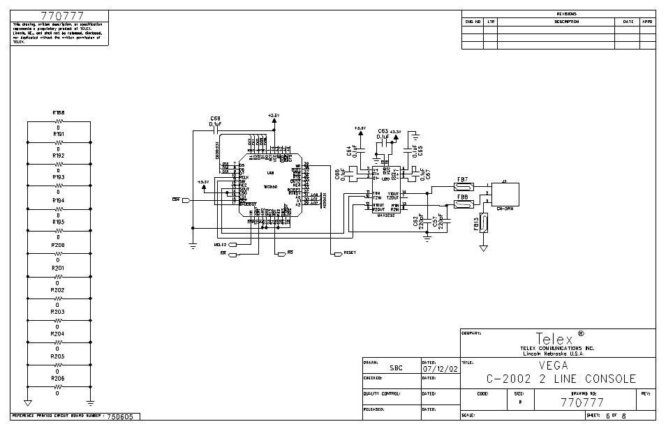 Telex C-2002 User Manual | Page 46 / 60