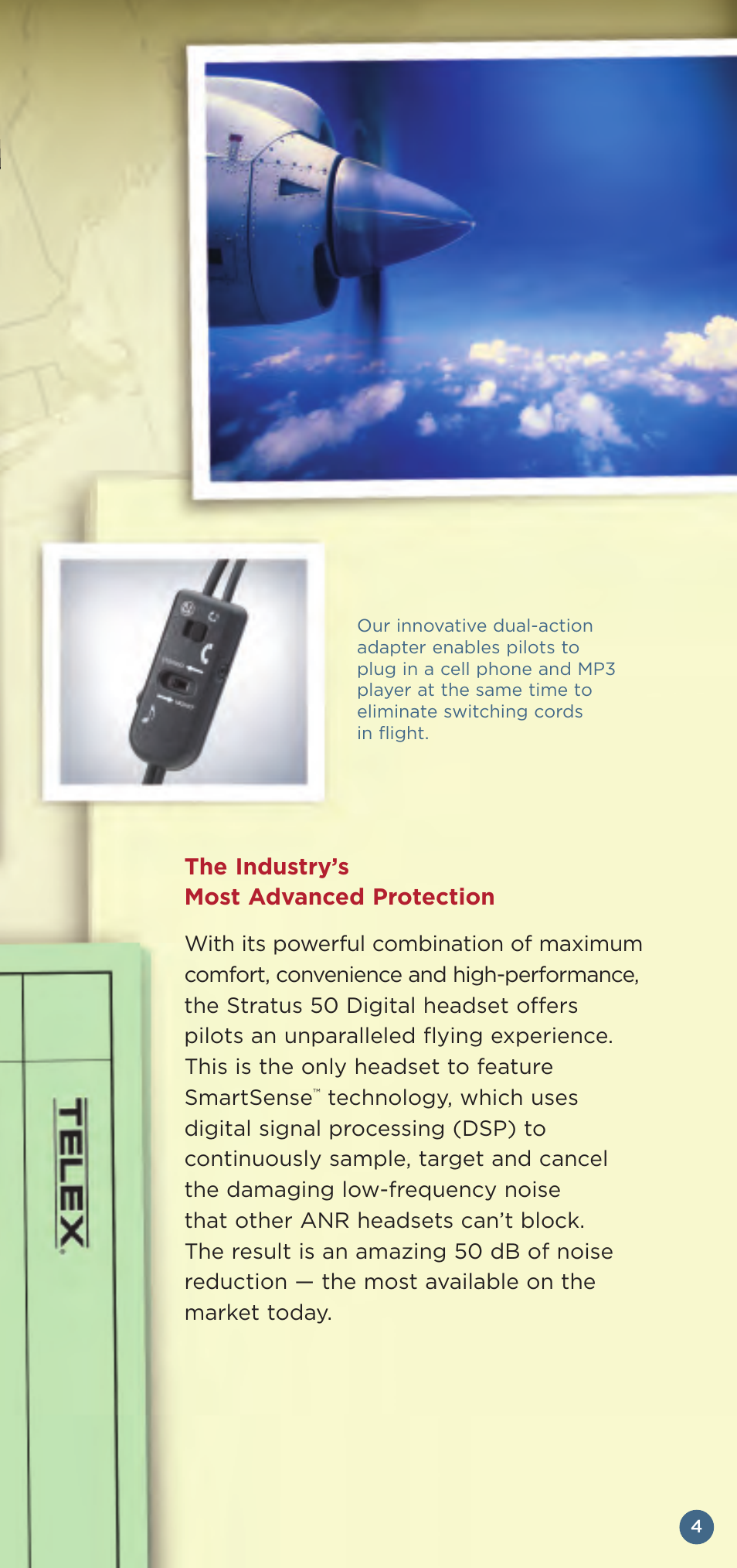 The industry’s most advanced protection | Telex Aviation Headsets User Manual | Page 5 / 20