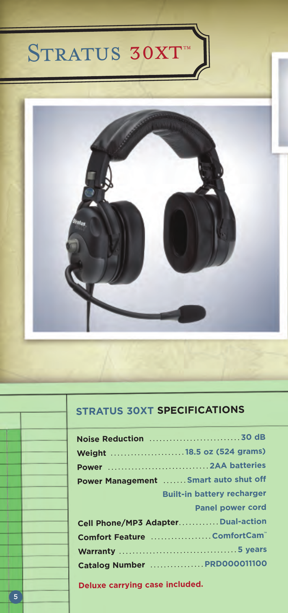 Stratus 30xt | Telex Aviation Headsets User Manual | Page 6 / 20