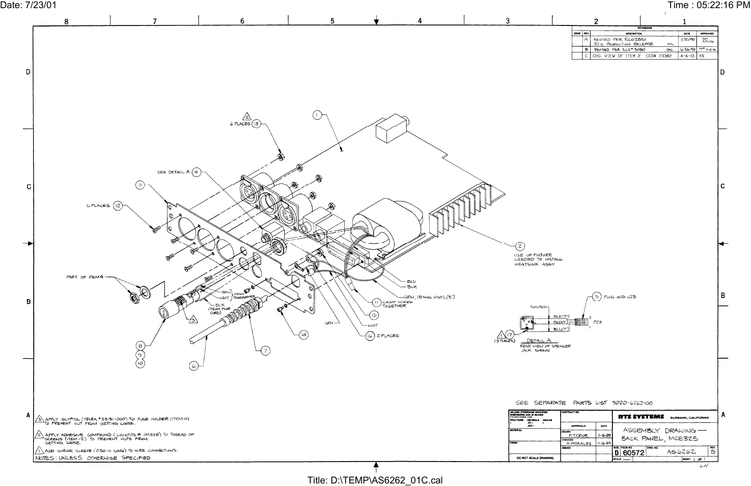 Telex MCE325 User Manual | Page 72 / 85