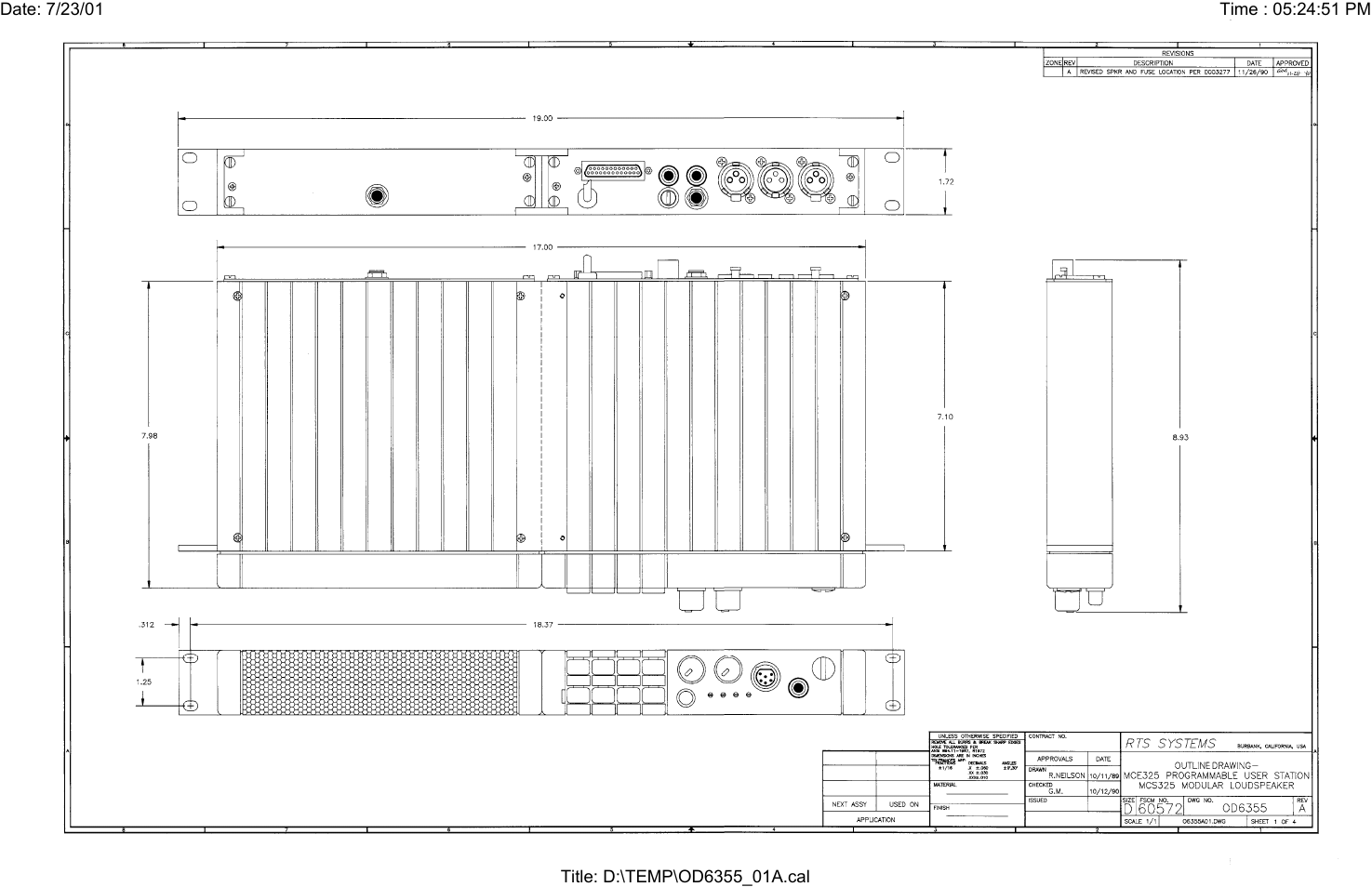 Telex MCE325 User Manual | Page 77 / 85