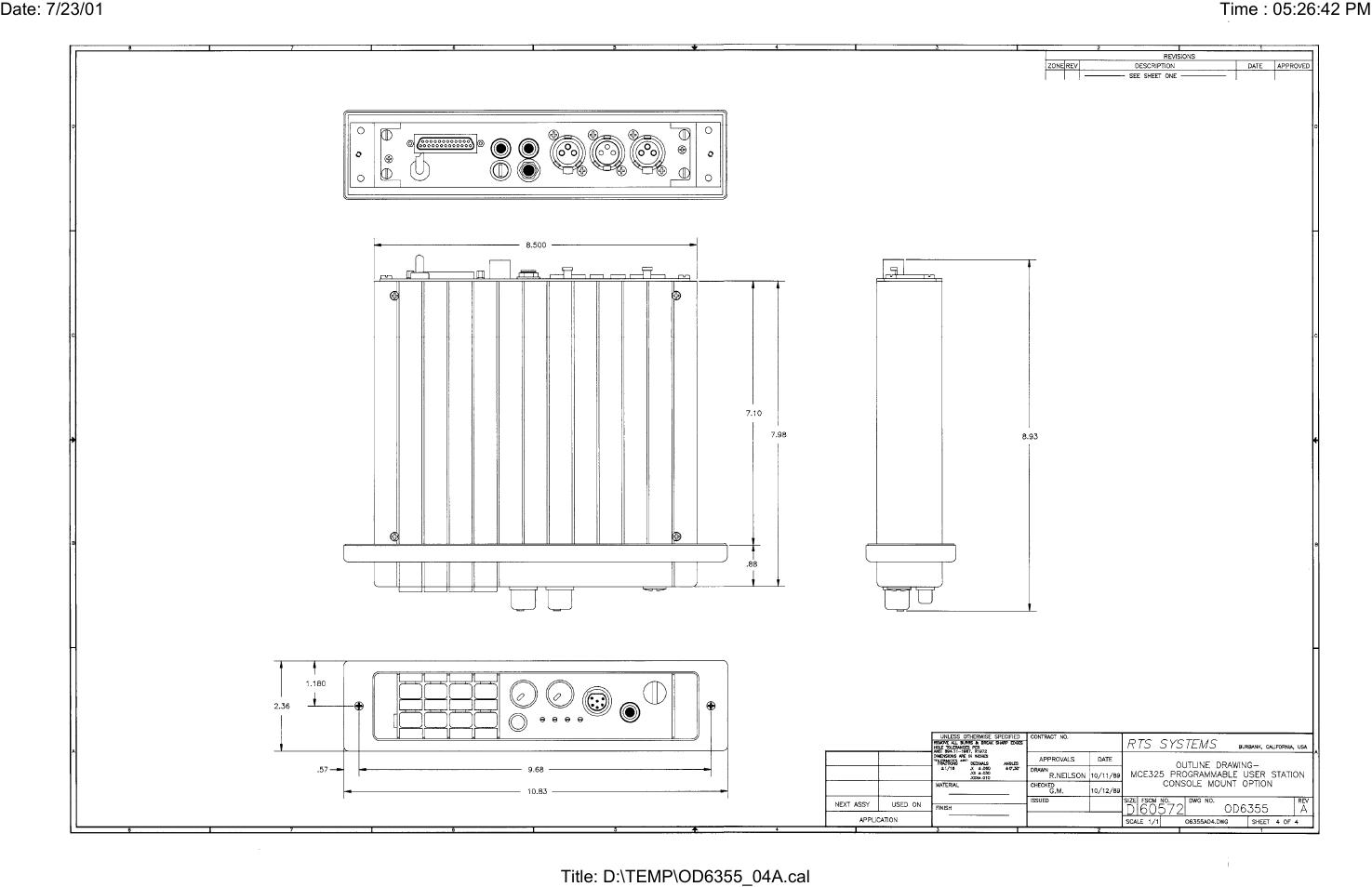 Telex MCE325 User Manual | Page 80 / 85