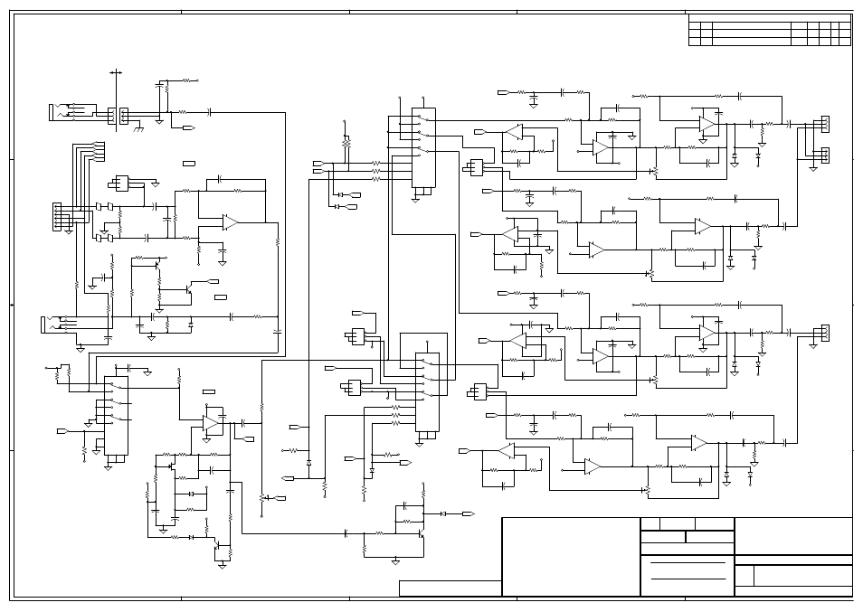 Tele telex x, Motherboard mce325 schematic diagram, Title size | Plant dist, Do not scale drawing, Communications, inc, Orcad generated drawing, Sheet of, Dwg. no, File name | Telex MCE325 User Manual | Page 82 / 85