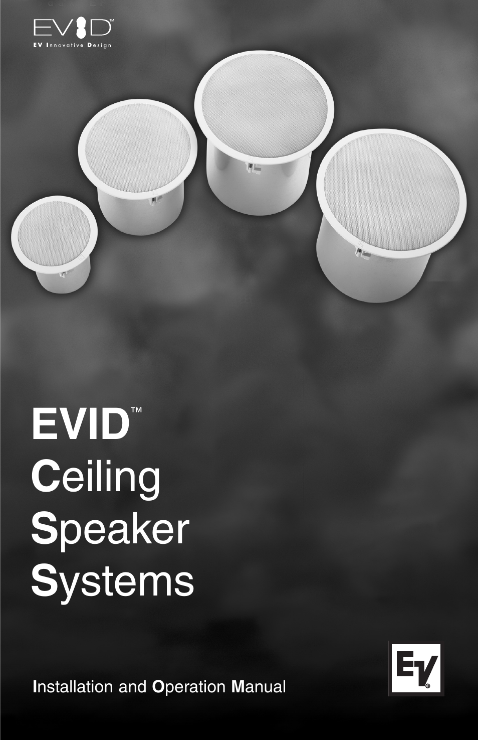 Telex EVID Ceiling Speaker Systems User Manual | 20 pages