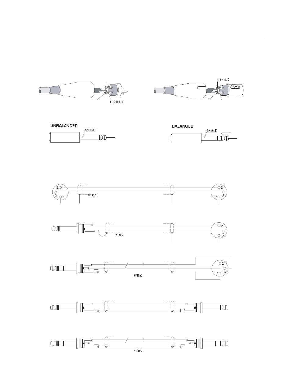 Cabling | Telex SbA760 User Manual | Page 8 / 16