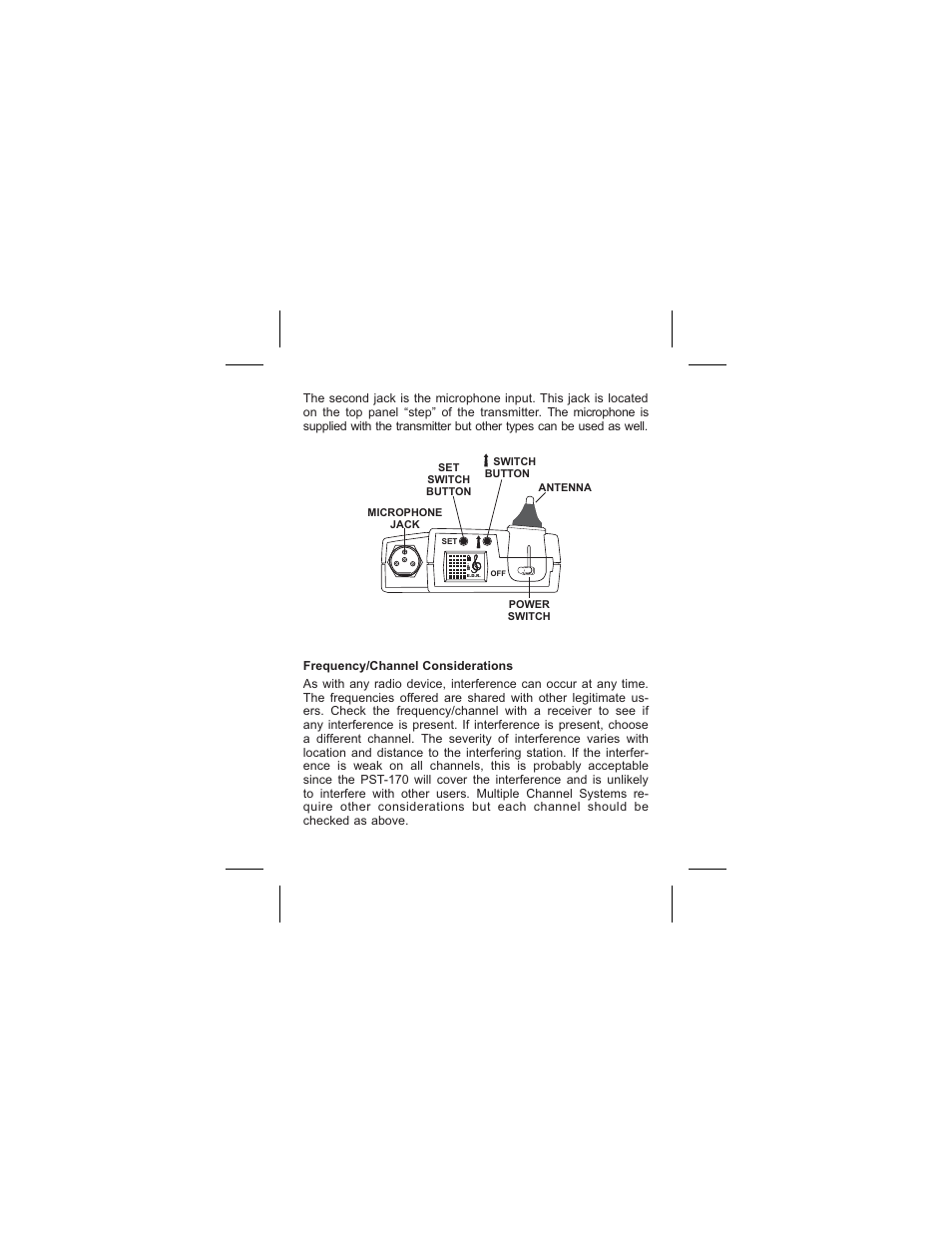 Telex PST-170 User Manual | Page 5 / 13