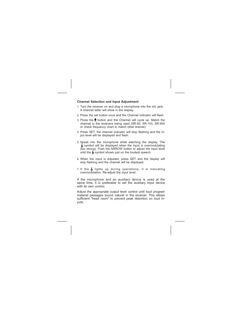 Telex PST-170 User Manual | Page 7 / 13