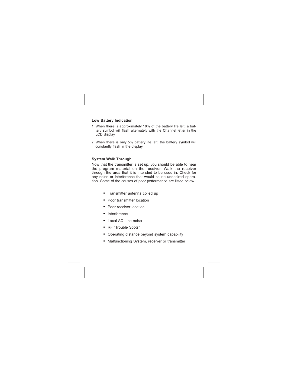 Telex PST-170 User Manual | Page 9 / 13