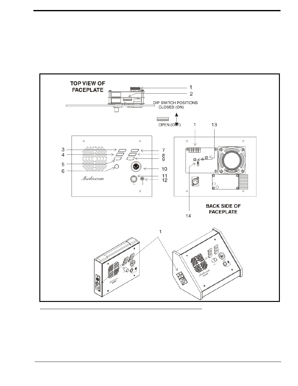 Sidetone trimmers, Balanced/unbalanced selector switch, Figure 1. ss-1002/2002 features | Telex SS-1002 User Manual | Page 7 / 26