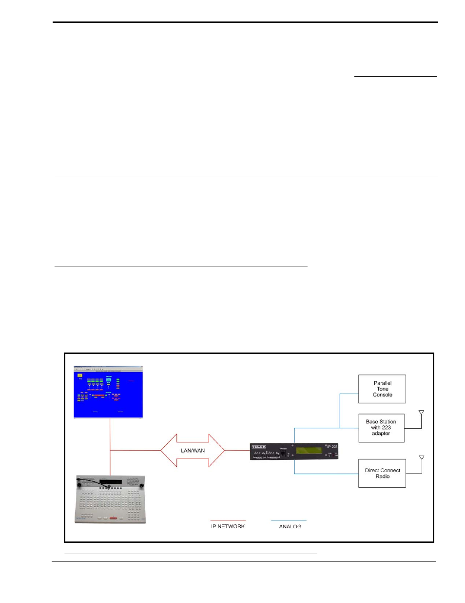 Chapter 1 overview, Operating modes, Overview | Figure 1. local and tone mode connections | Telex IP-223 User Manual | Page 11 / 136