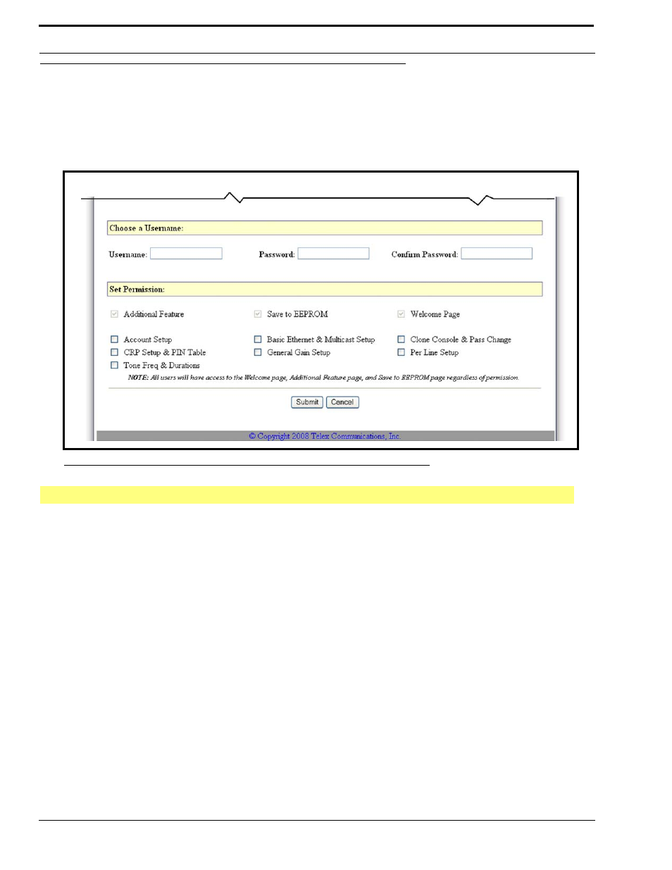 Add new user window, Figure 49. add new user—account setup | Telex IP-223 User Manual | Page 94 / 136