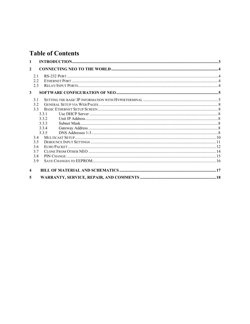 Telex NEO-10 User Manual | Page 2 / 26