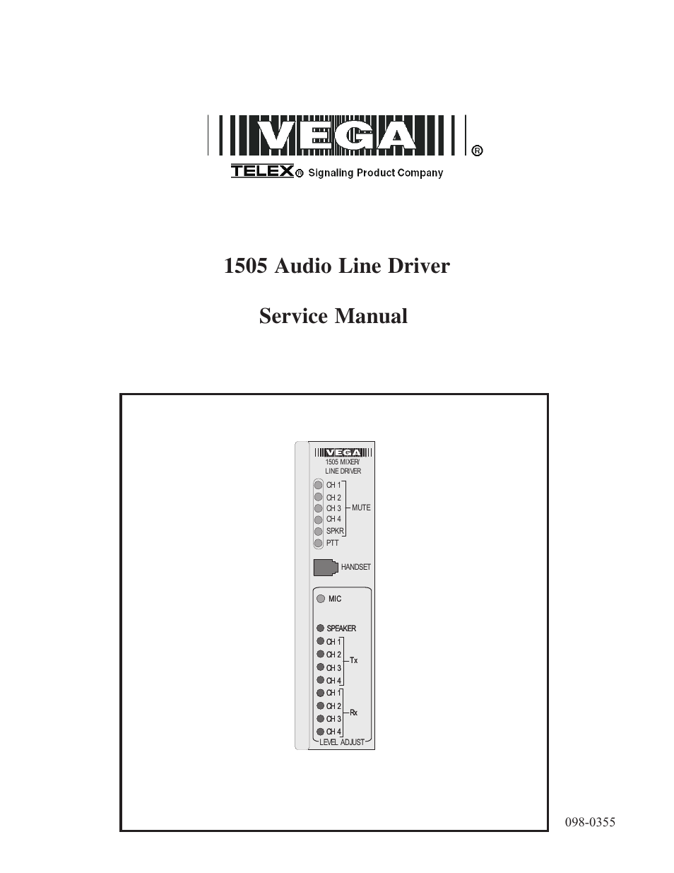 Telex 1505 User Manual | 17 pages