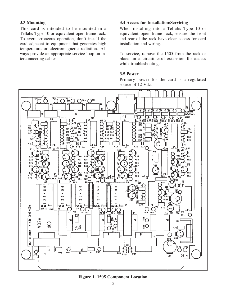 Telex 1505 User Manual | Page 3 / 17