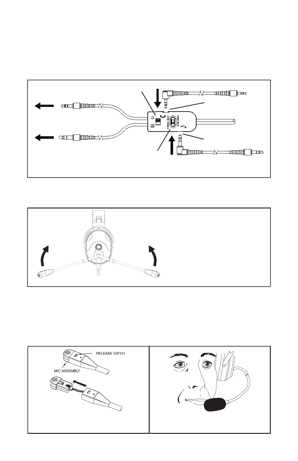 Headset operation (cont.) | Telex Stratus 50 User Manual | Page 6 / 16