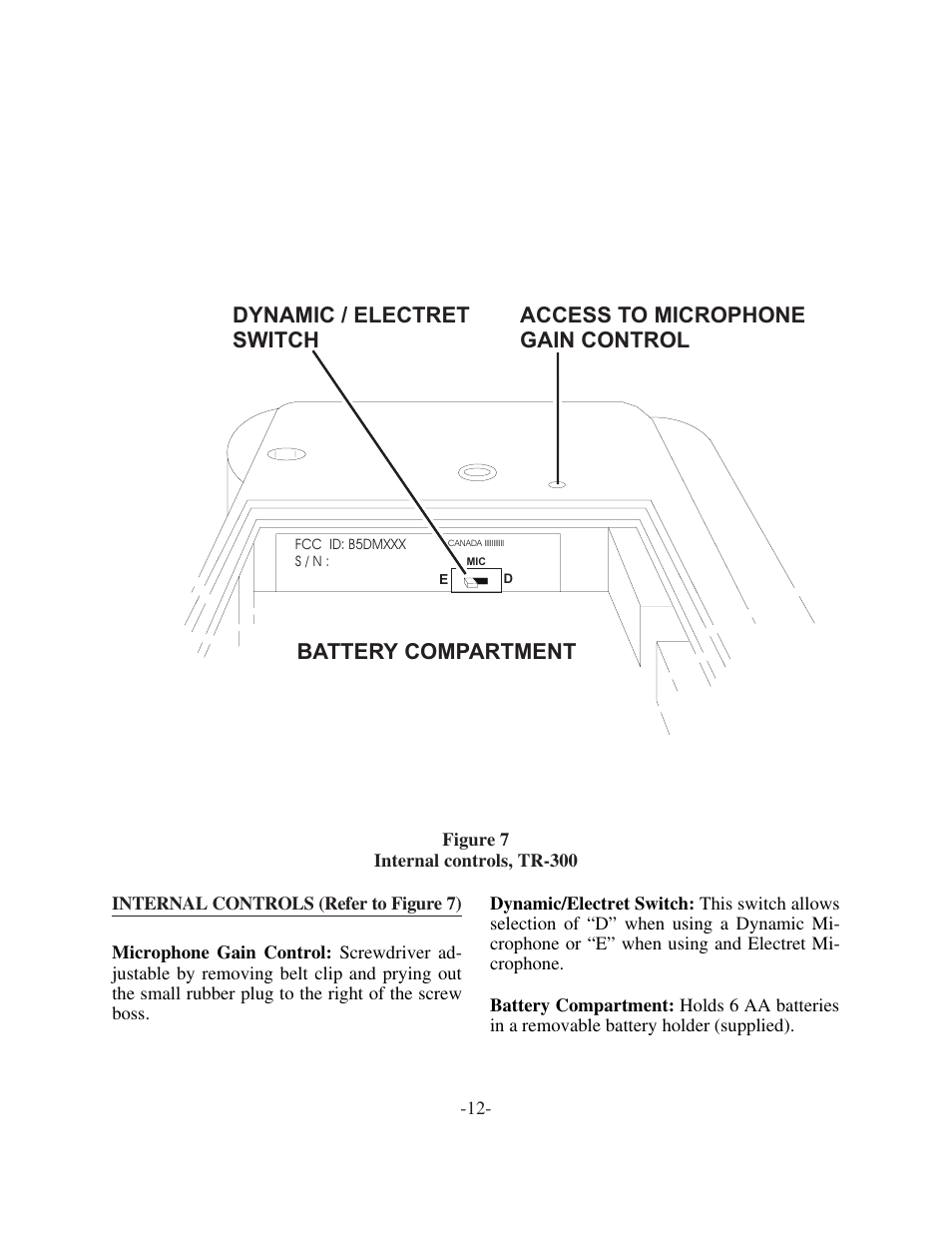 Telex TR-300 User Manual | Page 14 / 38