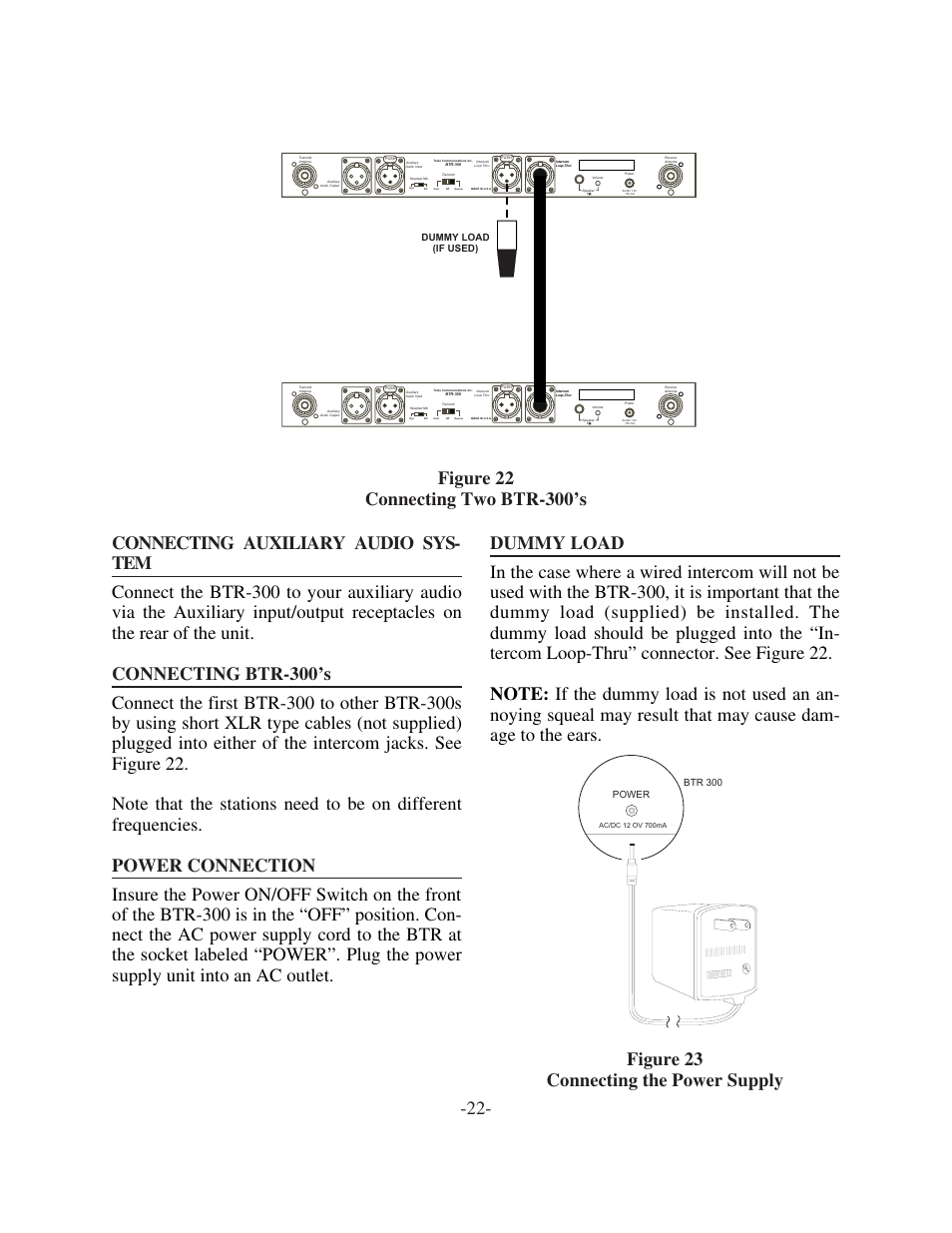 Telex TR-300 User Manual | Page 24 / 38