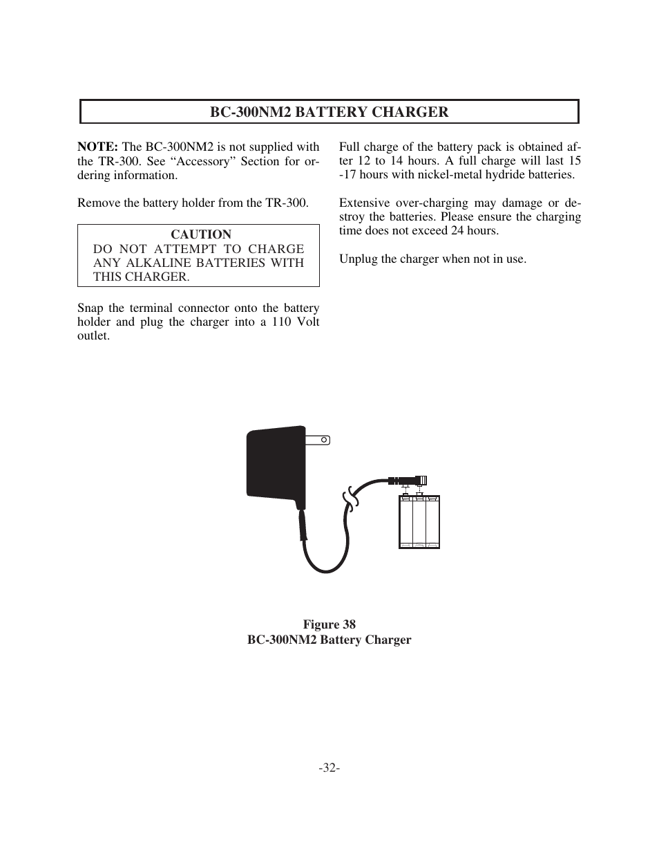 Telex TR-300 User Manual | Page 34 / 38
