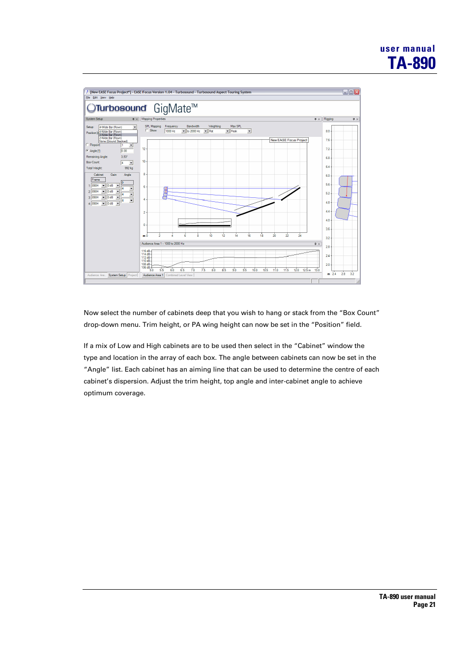 Ta-890 | Turbosound LMS-D6 User Manual | Page 21 / 95