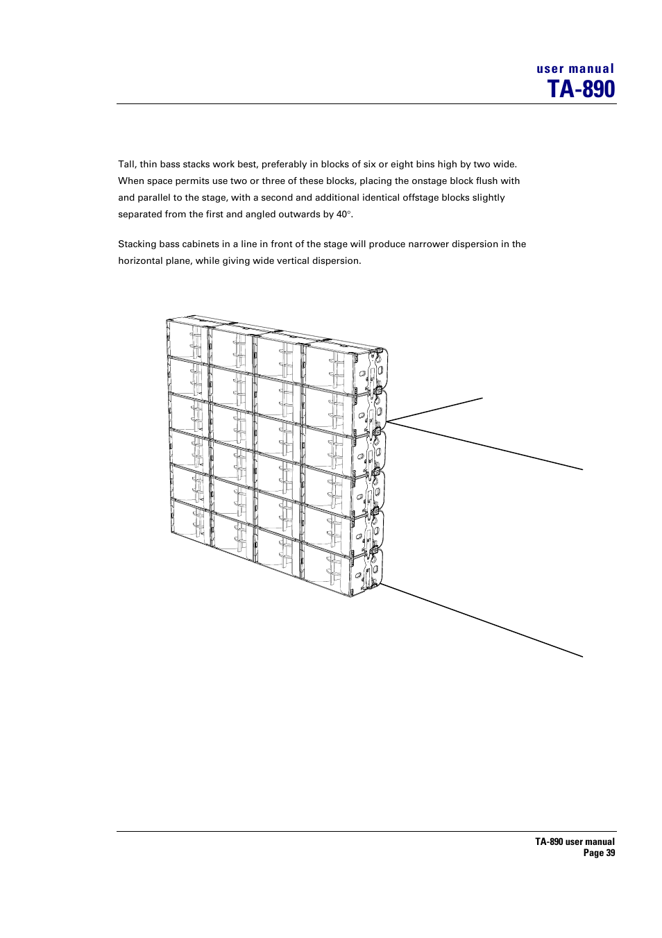 Ta-890 | Turbosound LMS-D6 User Manual | Page 39 / 95