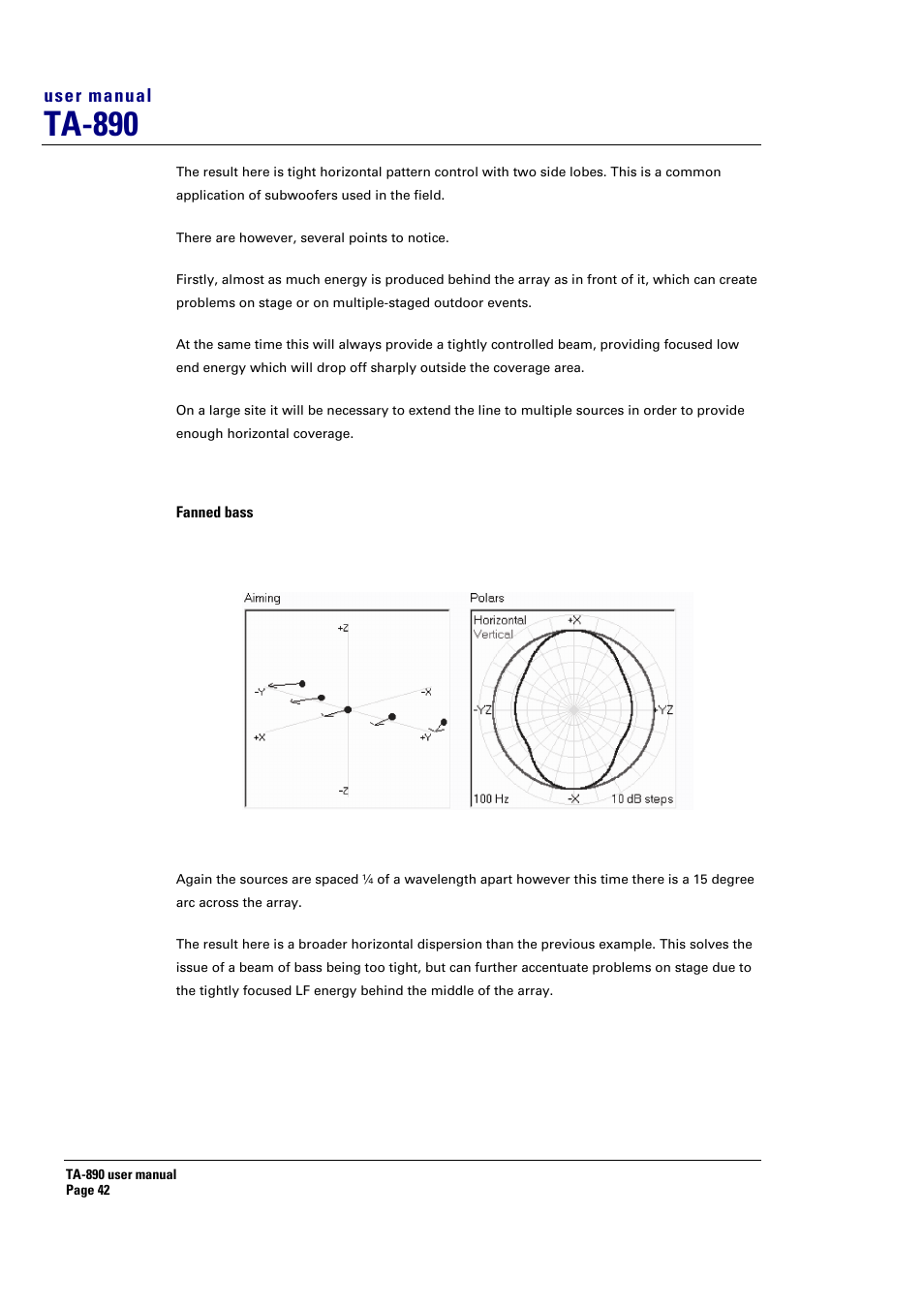 Ta-890, User manual | Turbosound LMS-D6 User Manual | Page 42 / 95