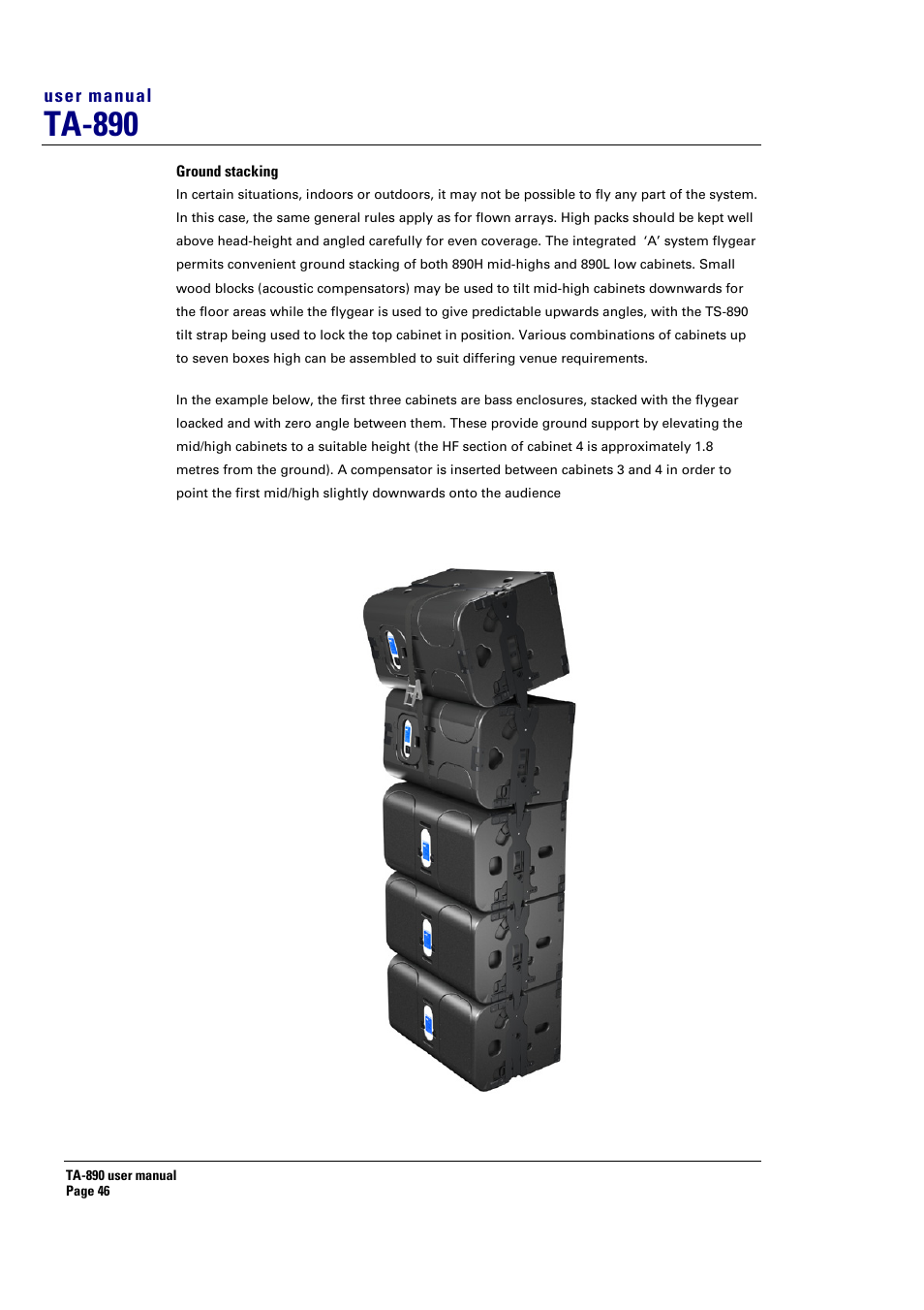 Ta-890 | Turbosound LMS-D6 User Manual | Page 46 / 95