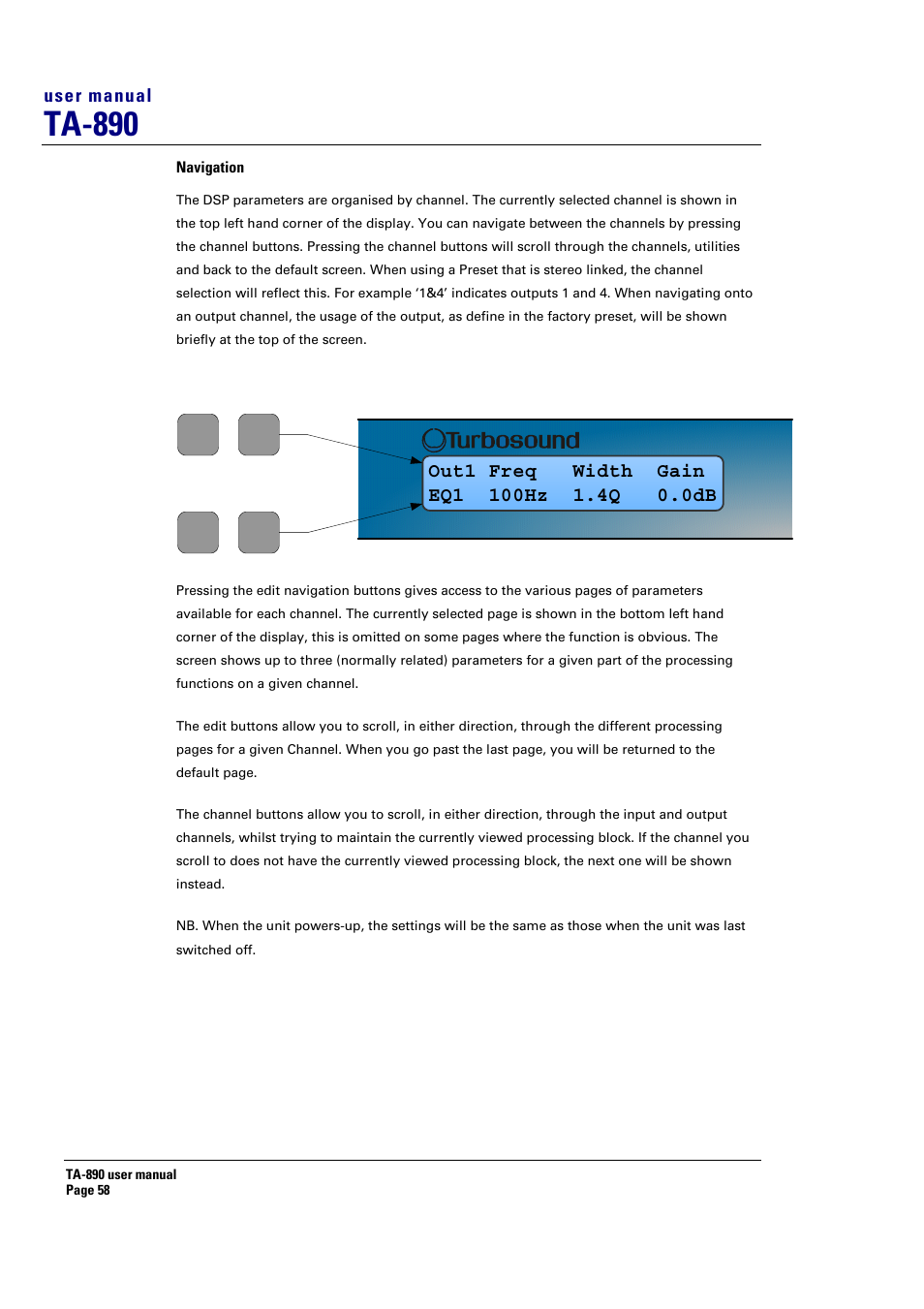Ta-890 | Turbosound LMS-D6 User Manual | Page 58 / 95