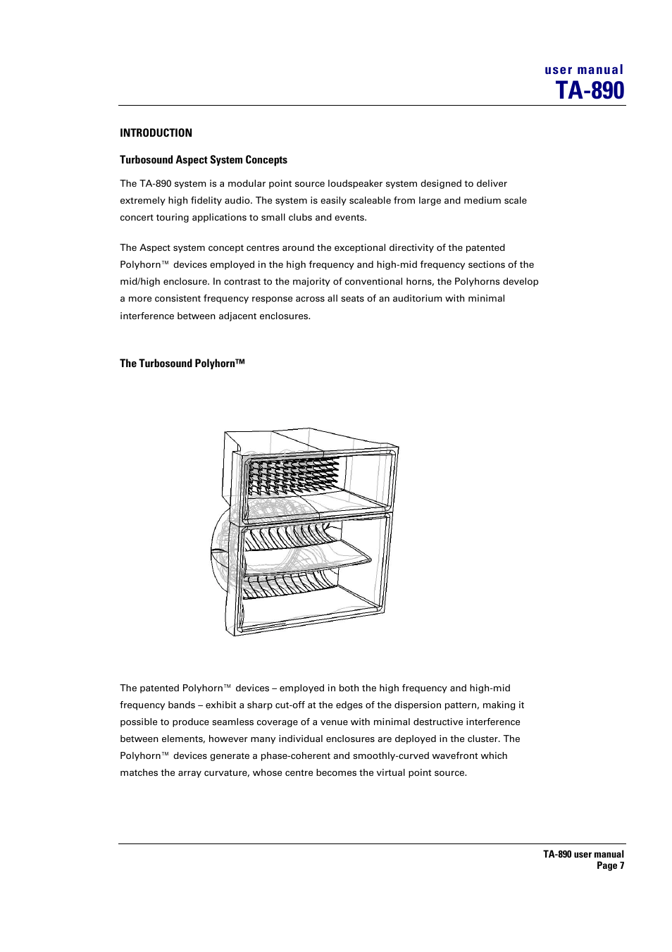 Ta-890 | Turbosound LMS-D6 User Manual | Page 7 / 95