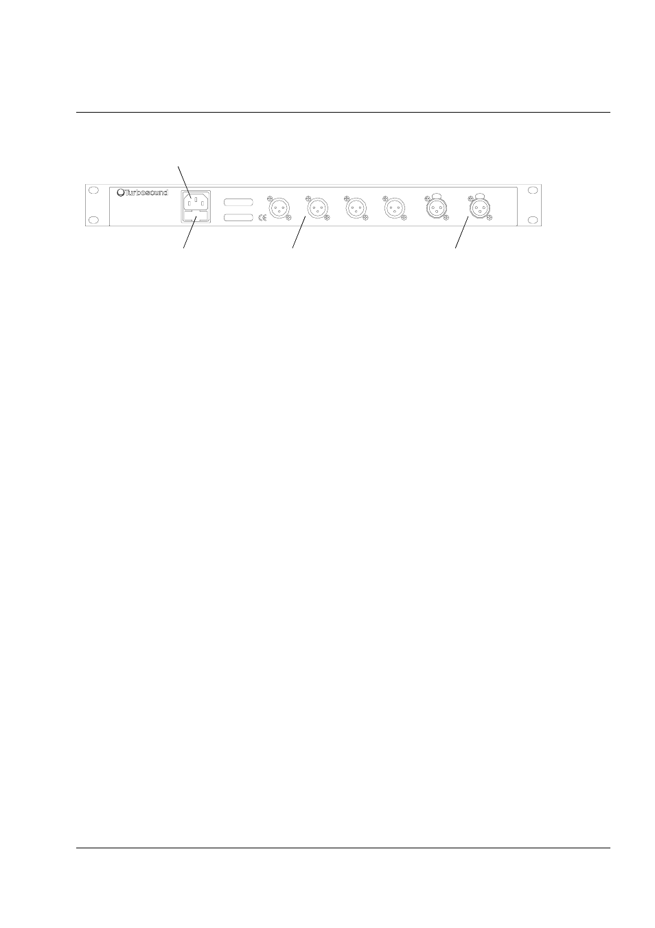 Lms-d4, User manual, Rear panel functions | Lms-d4 user manual page 7 | Turbosound LMS-D4 User Manual | Page 7 / 17