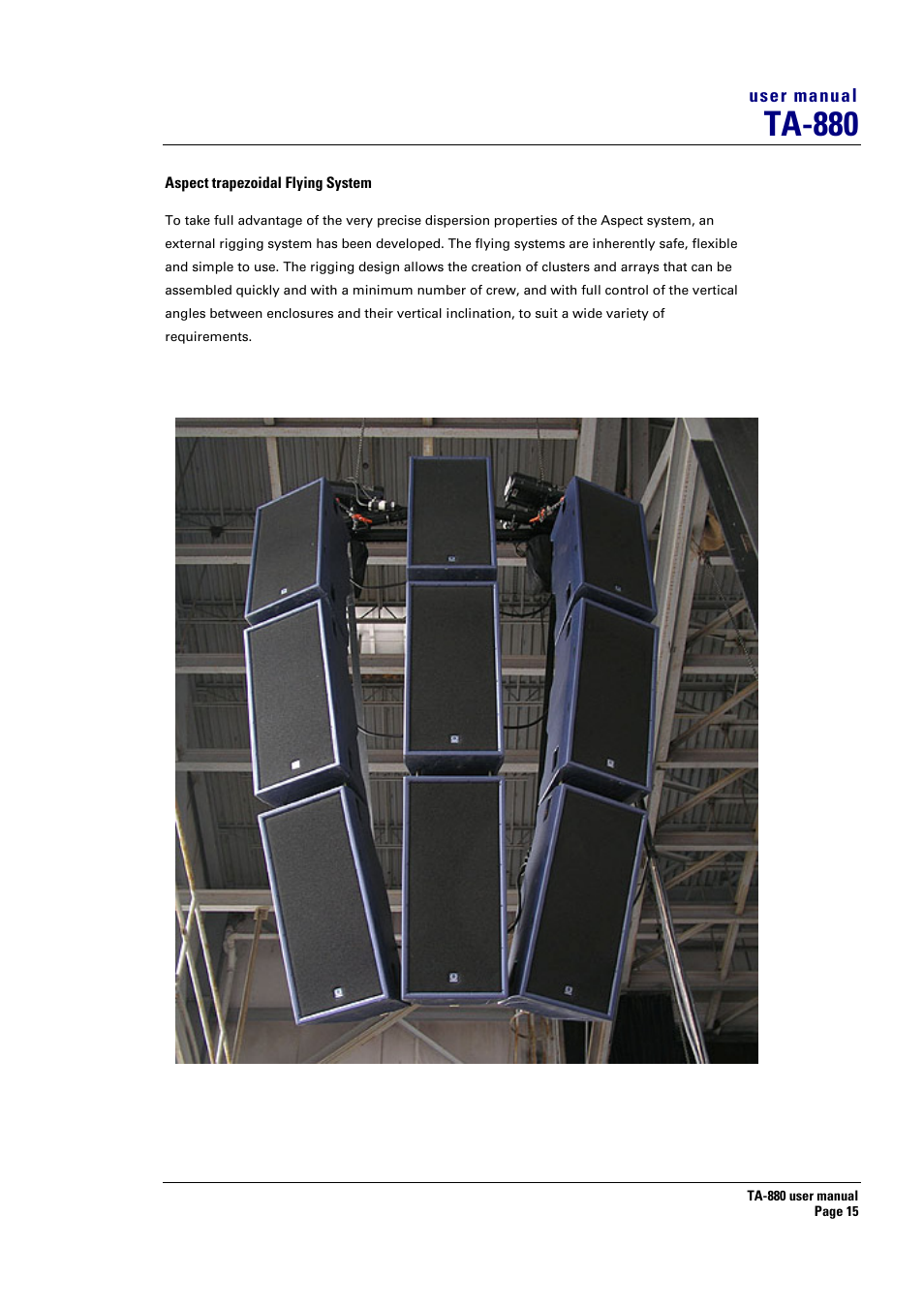 Ta-880 | Turbosound ASPECT TA-880 User Manual | Page 15 / 86