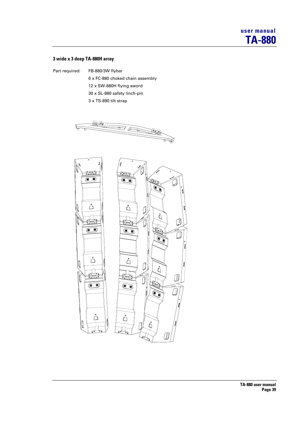 Ta-880 | Turbosound ASPECT TA-880 User Manual | Page 39 / 86