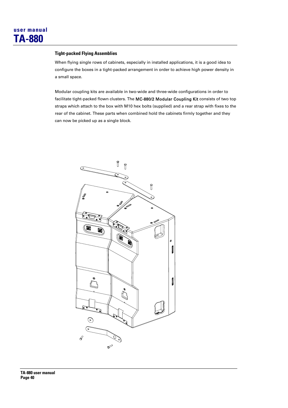 Ta-880 | Turbosound ASPECT TA-880 User Manual | Page 40 / 86