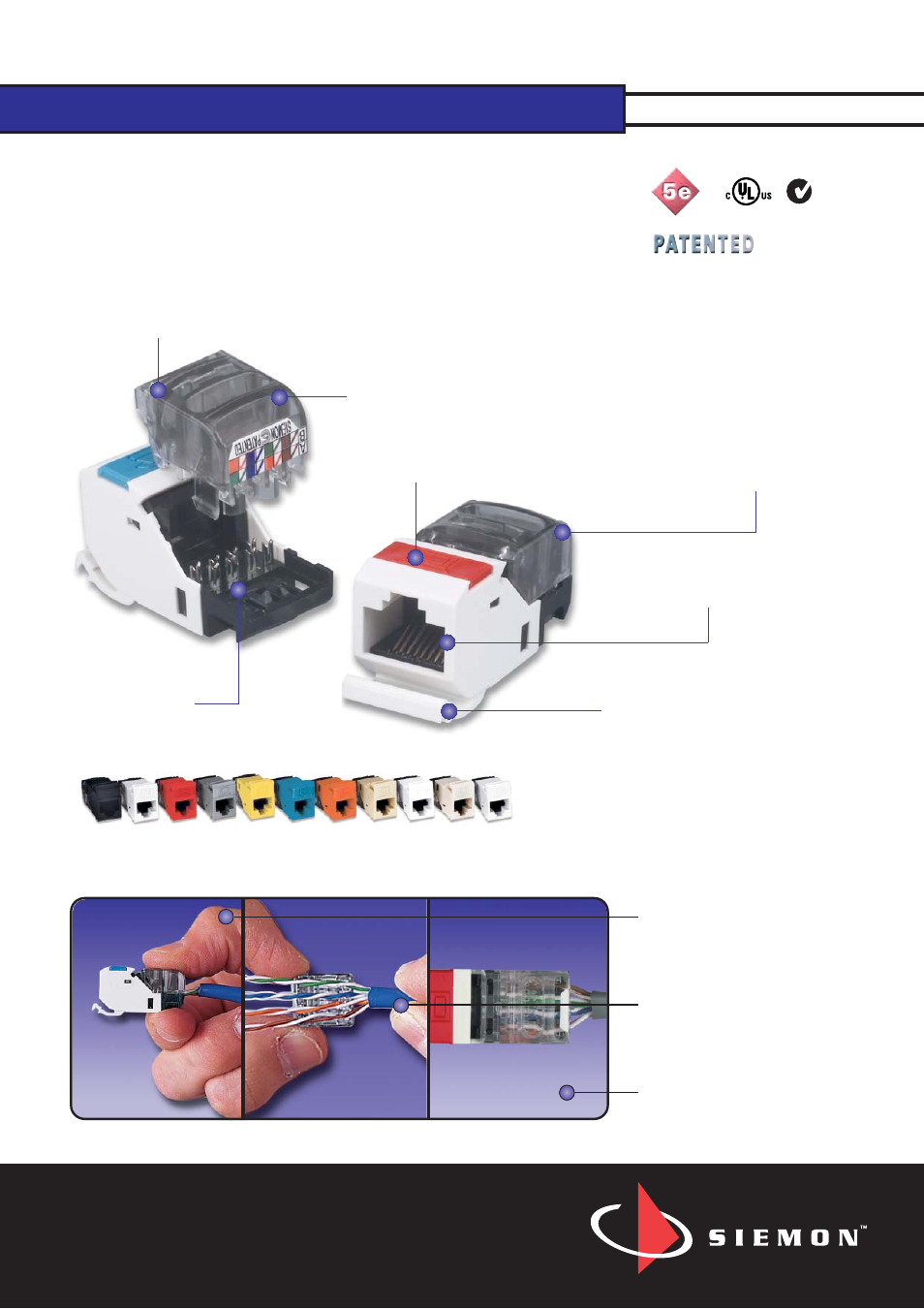 The Siemon Company Network Module User Manual | 2 pages