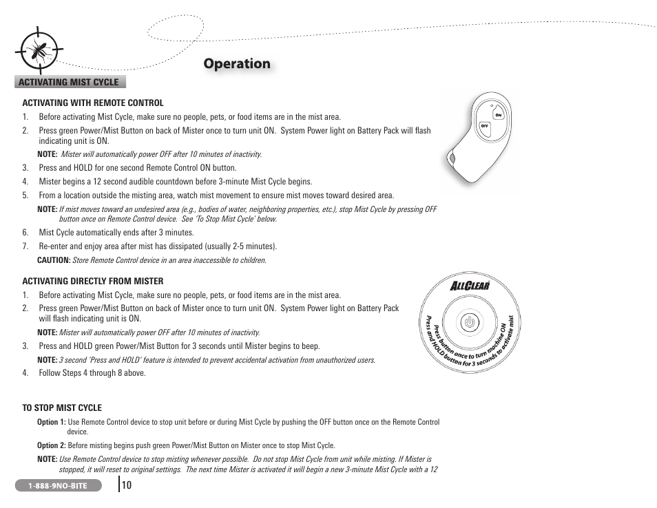 Terminix ALLCLEAR AllClear 3100 User Manual | 1 page