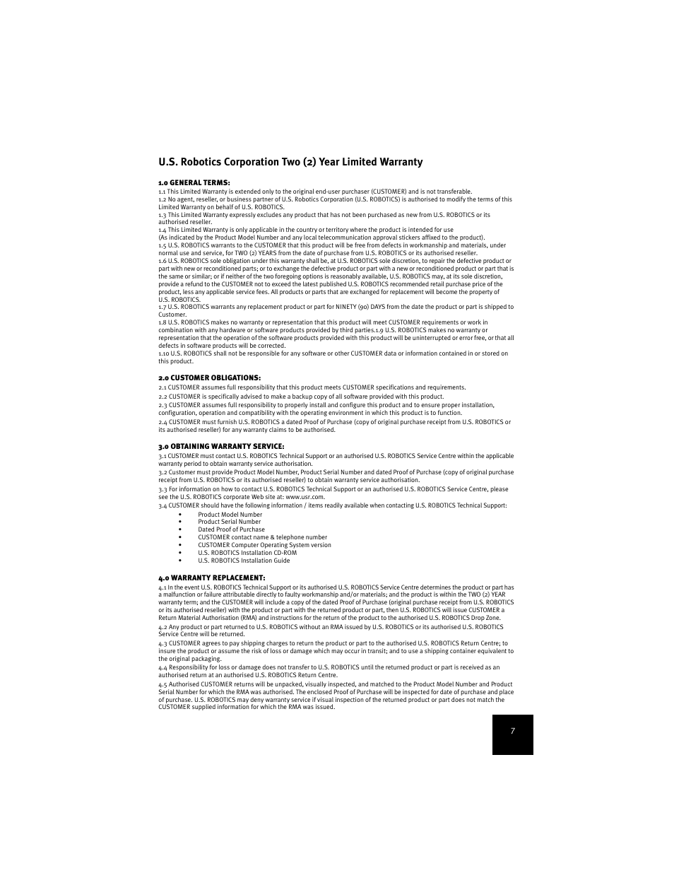 USRobotics 7924C User Manual | Page 11 / 88