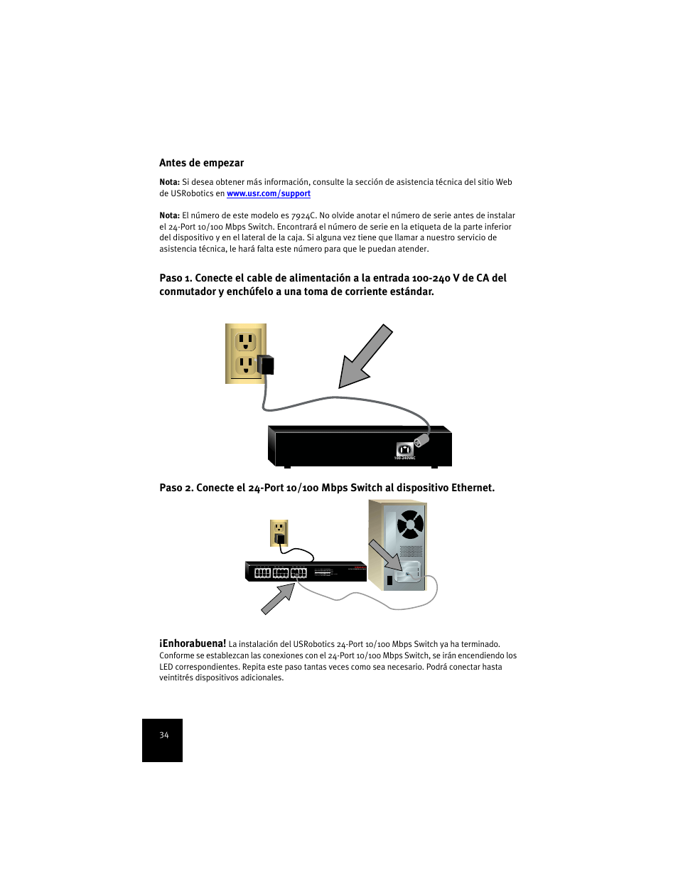 USRobotics 7924C User Manual | Page 38 / 88