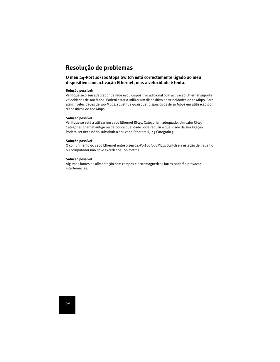 Resolução de problemas | USRobotics 7924C User Manual | Page 56 / 88
