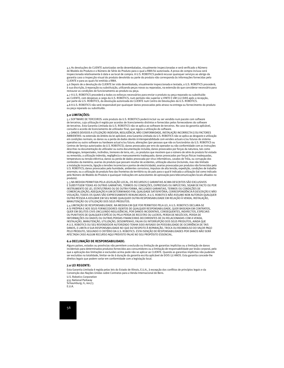 USRobotics 7924C User Manual | Page 60 / 88