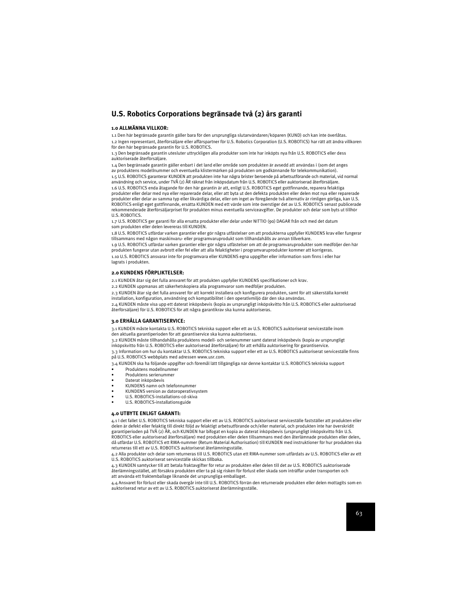 USRobotics 7924C User Manual | Page 67 / 88