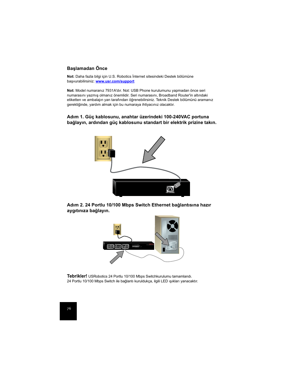USRobotics 7924C User Manual | Page 80 / 88