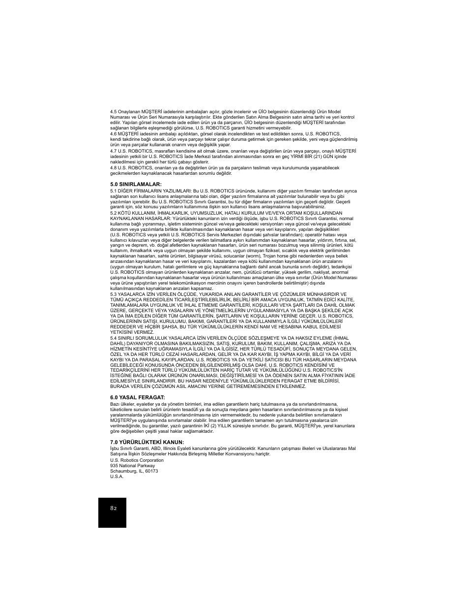 USRobotics 7924C User Manual | Page 86 / 88