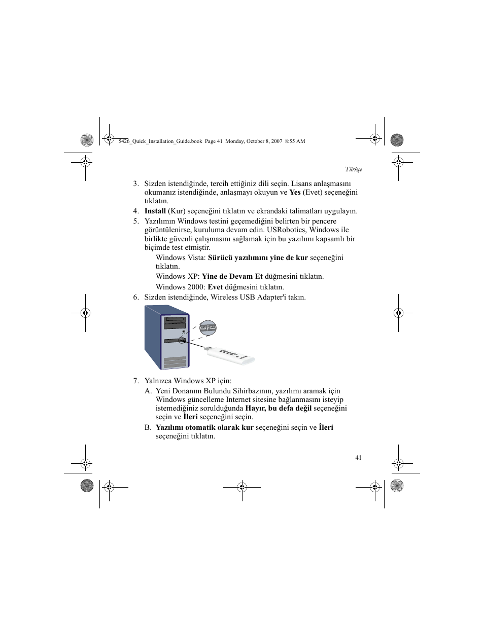 USRobotics 5426 User Manual | Page 43 / 56